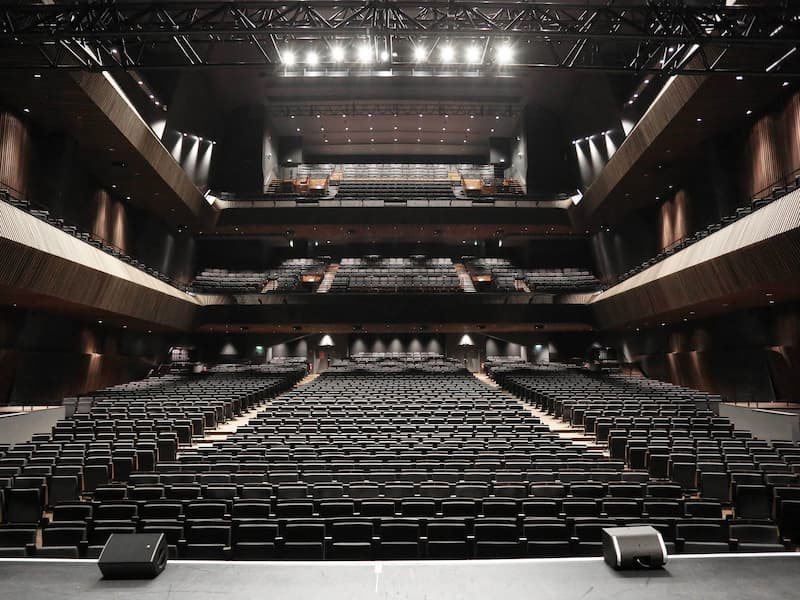 Photographie d'une salle, Salle Pleyel, Paris
