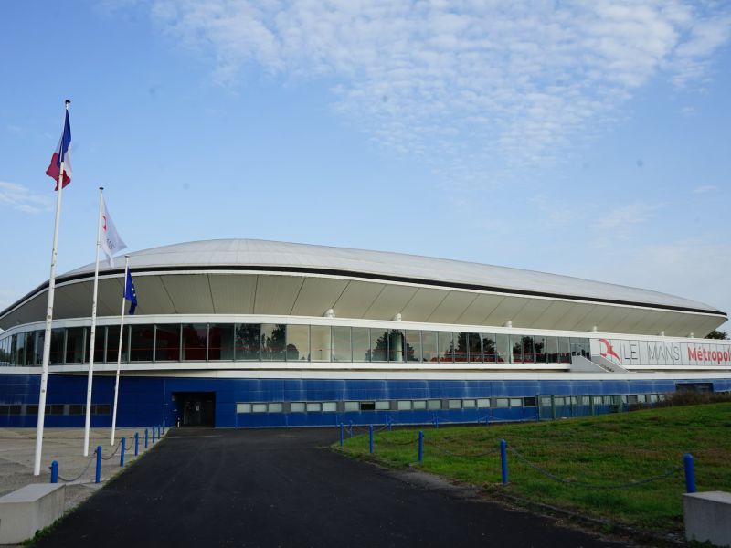 Photographie extérieur d'Antarès Arena ville du Mans