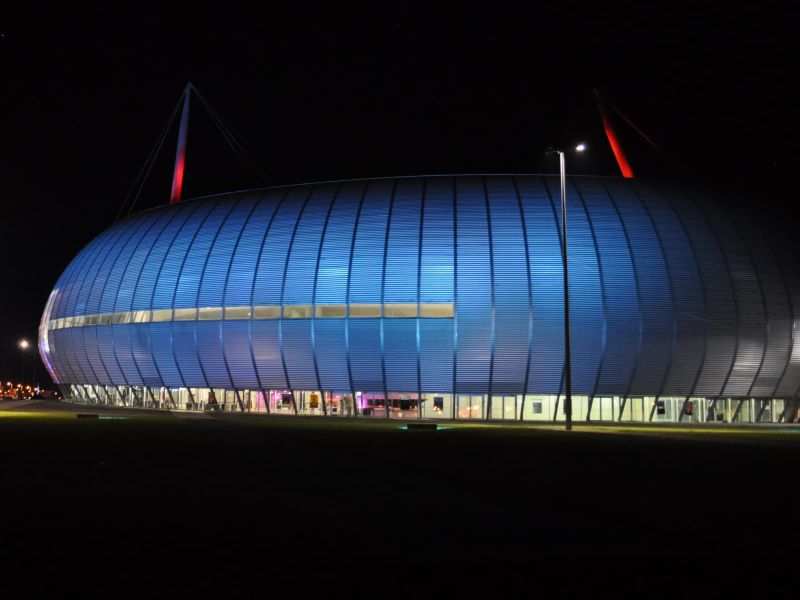 Photographie de nuit, Zénith de la Métropole Rouen Normandie