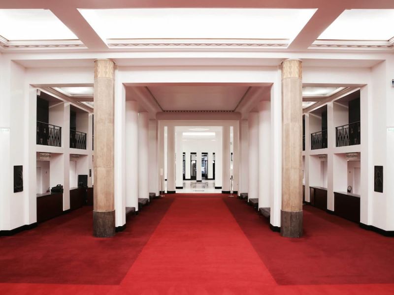 Photographie du grand hall, Salle Pleyel, Paris